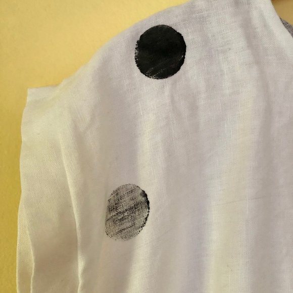 Hand painted polka dots top - Picture 3 of 4